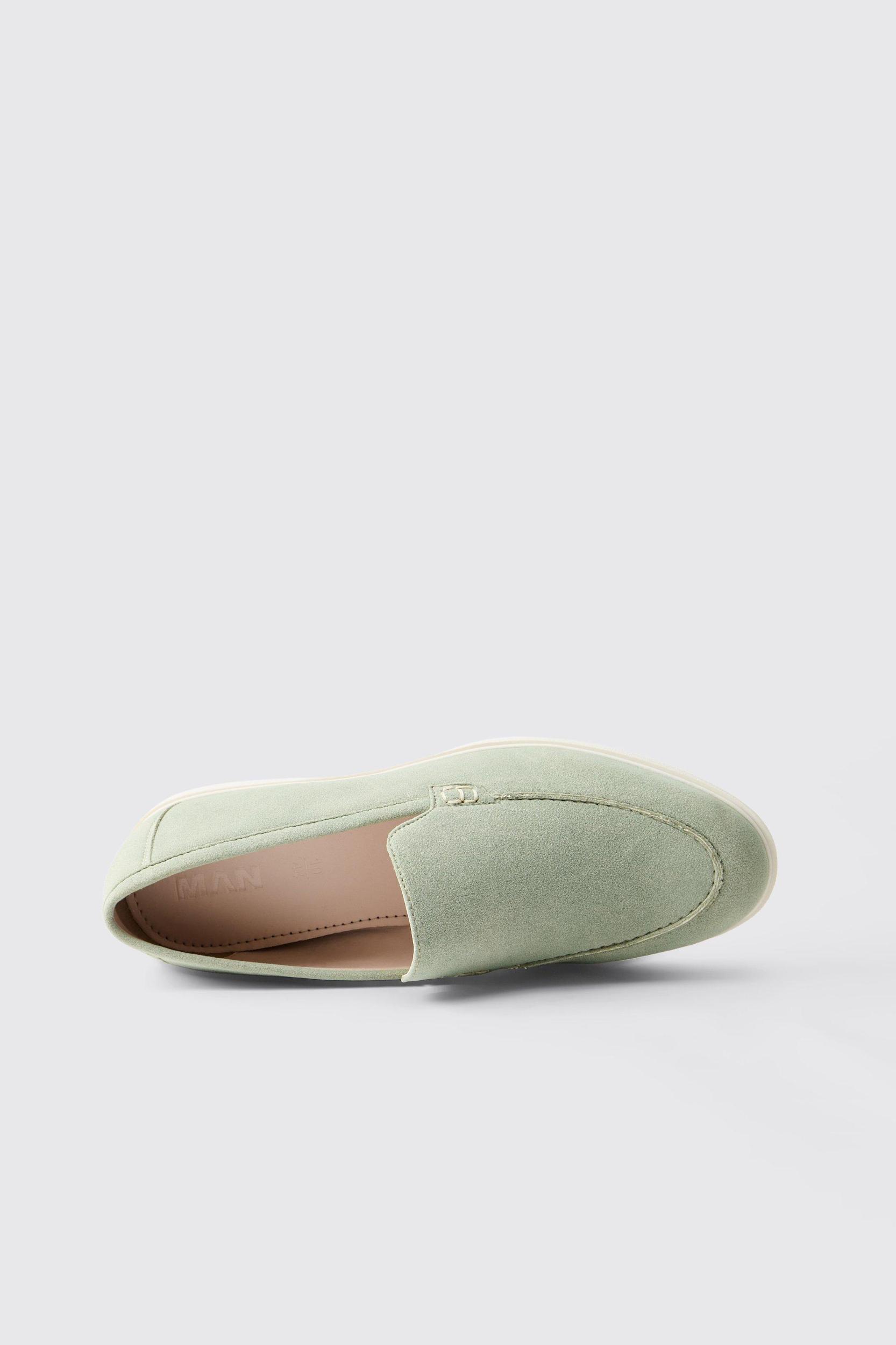 Faux Suede Loafer | boohooMAN USA Product Image
