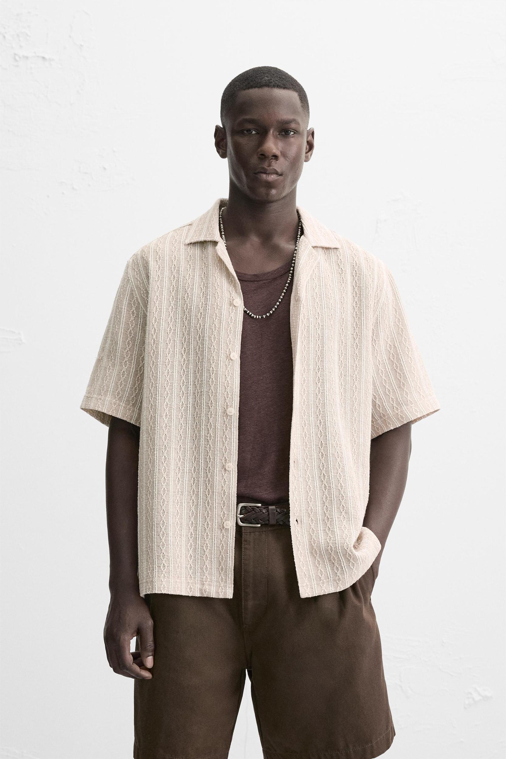 GEOMETRIC JACQUARD SHIRT Product Image