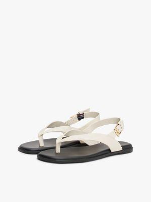Flat Leather Slingback Sandal Product Image