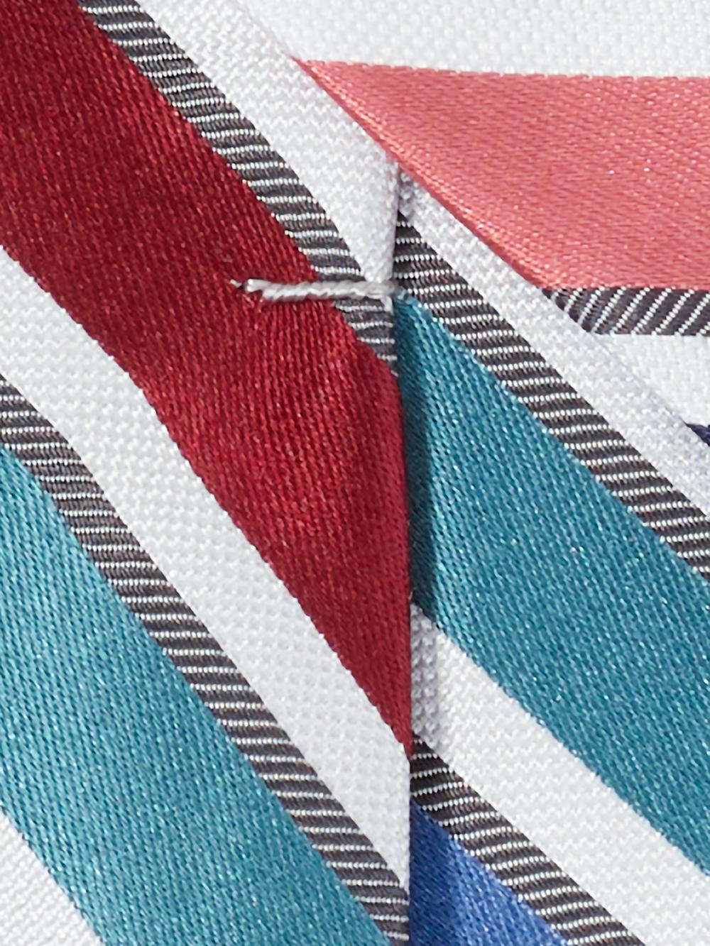 Stripe Woven Silk Tie - Multi Product Image