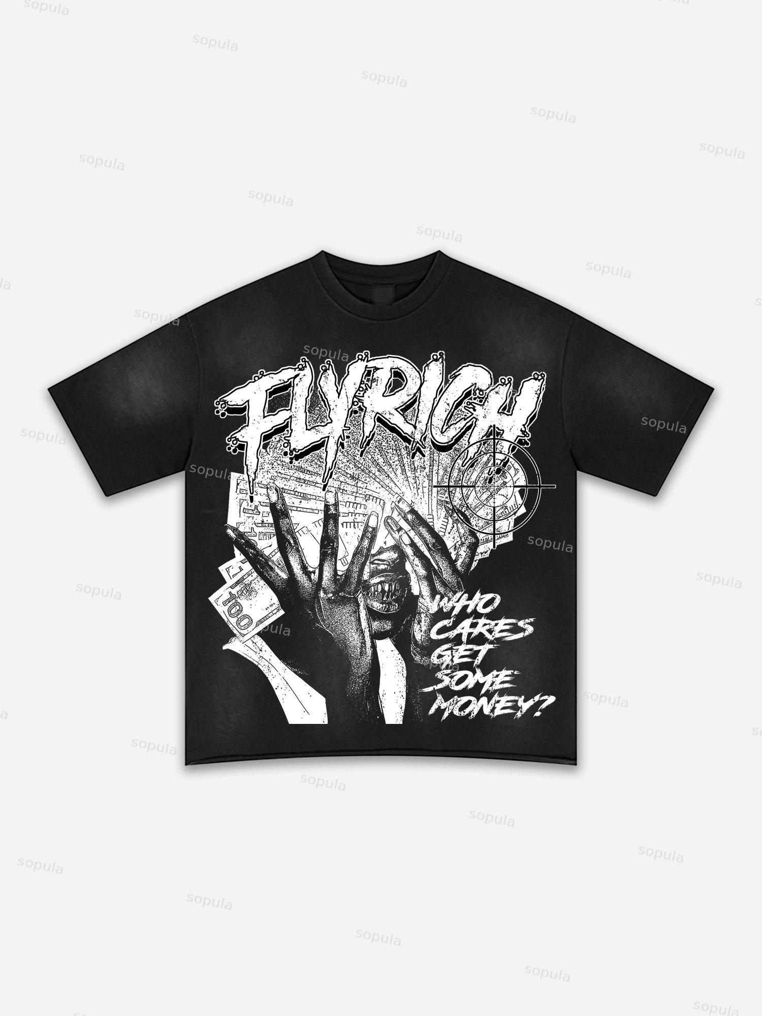 Child Of God Print Washed T-shirt Product Image