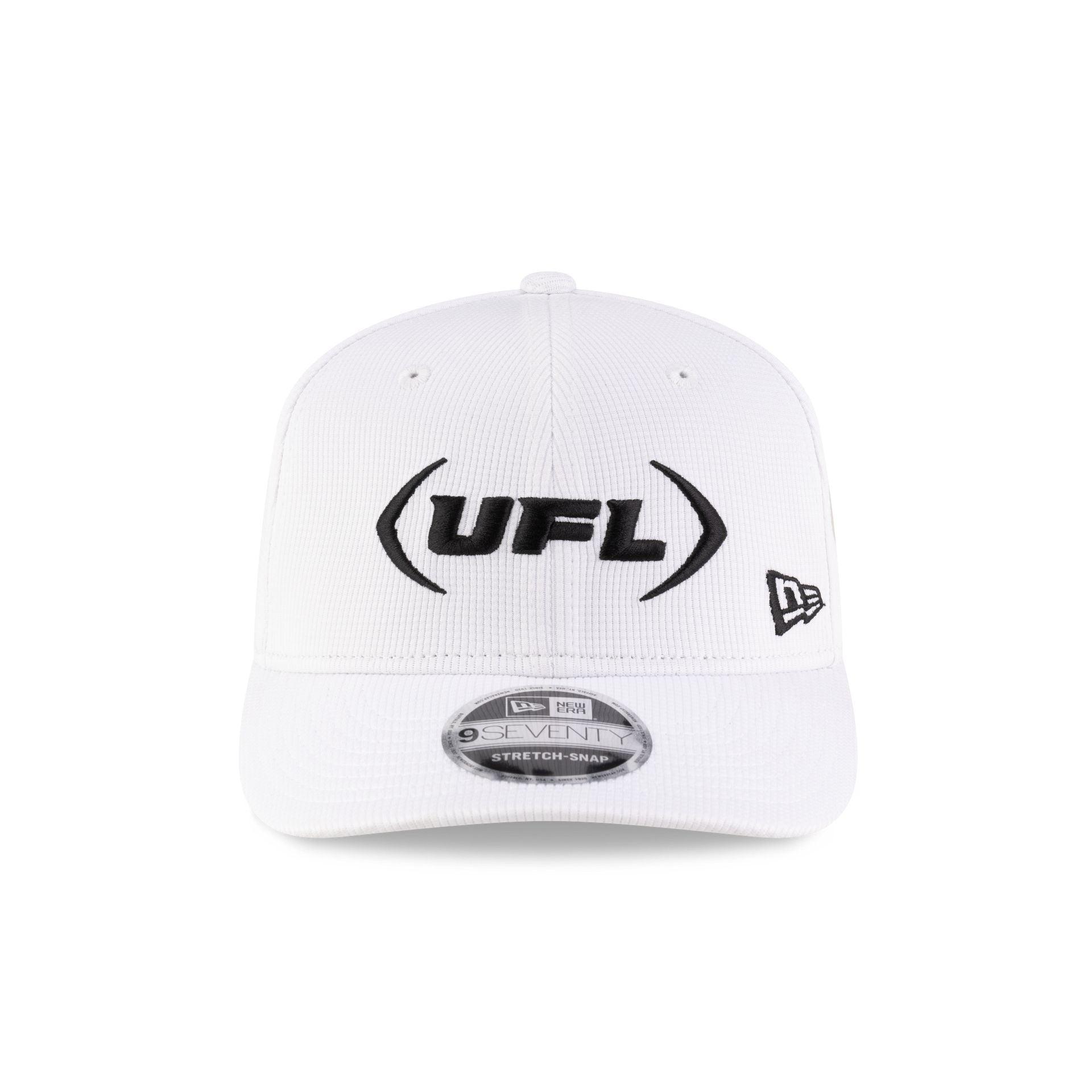 UFL White 9SEVENTY Stretch-Snap Hat Male Product Image