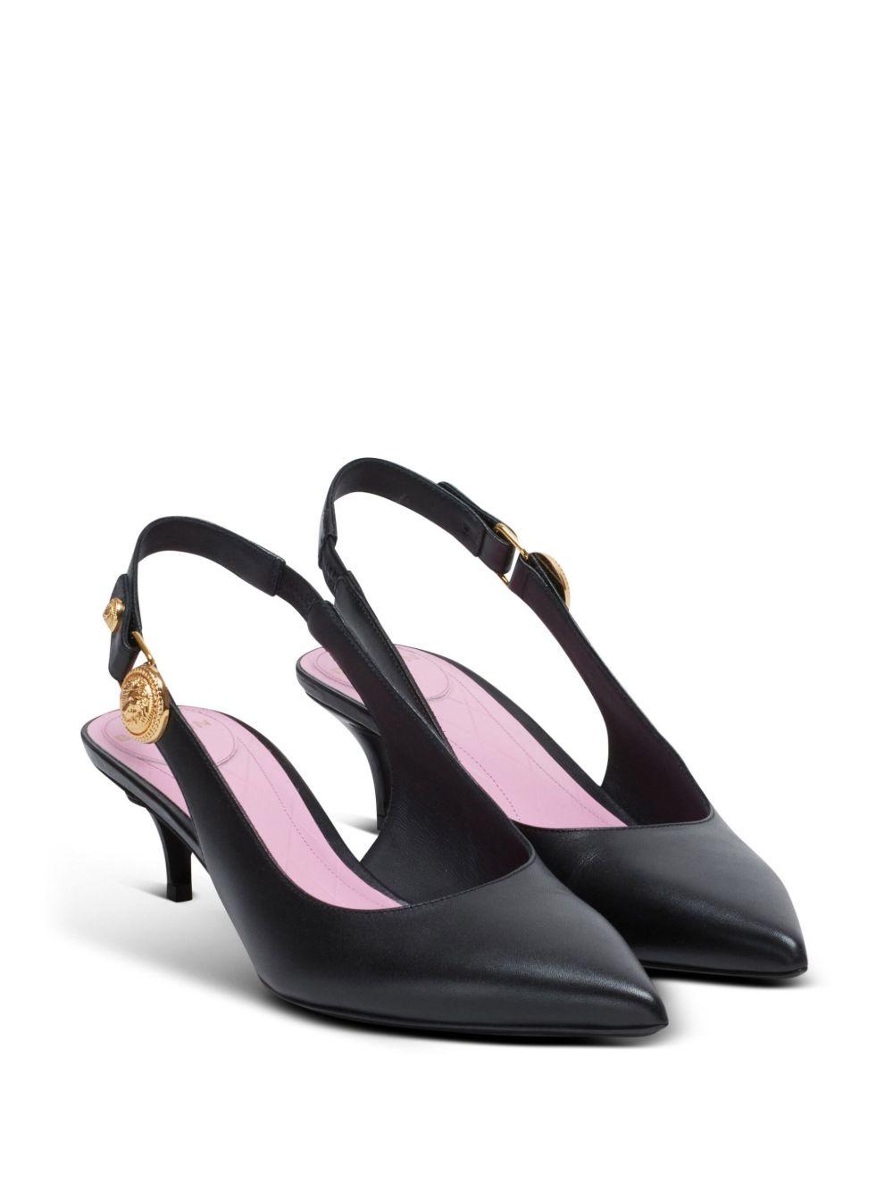 Eva 50mm leather slingback pumps Product Image