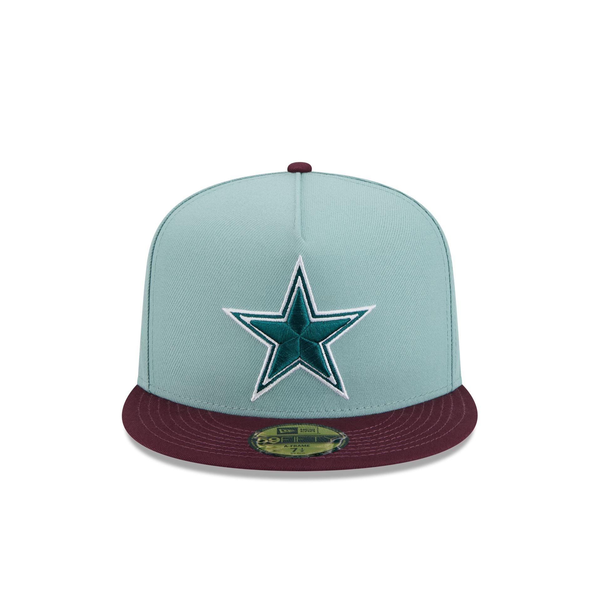 Dallas Cowboys Beach Kiss Blue 59FIFTY A-Frame Fitted Hat Male Product Image