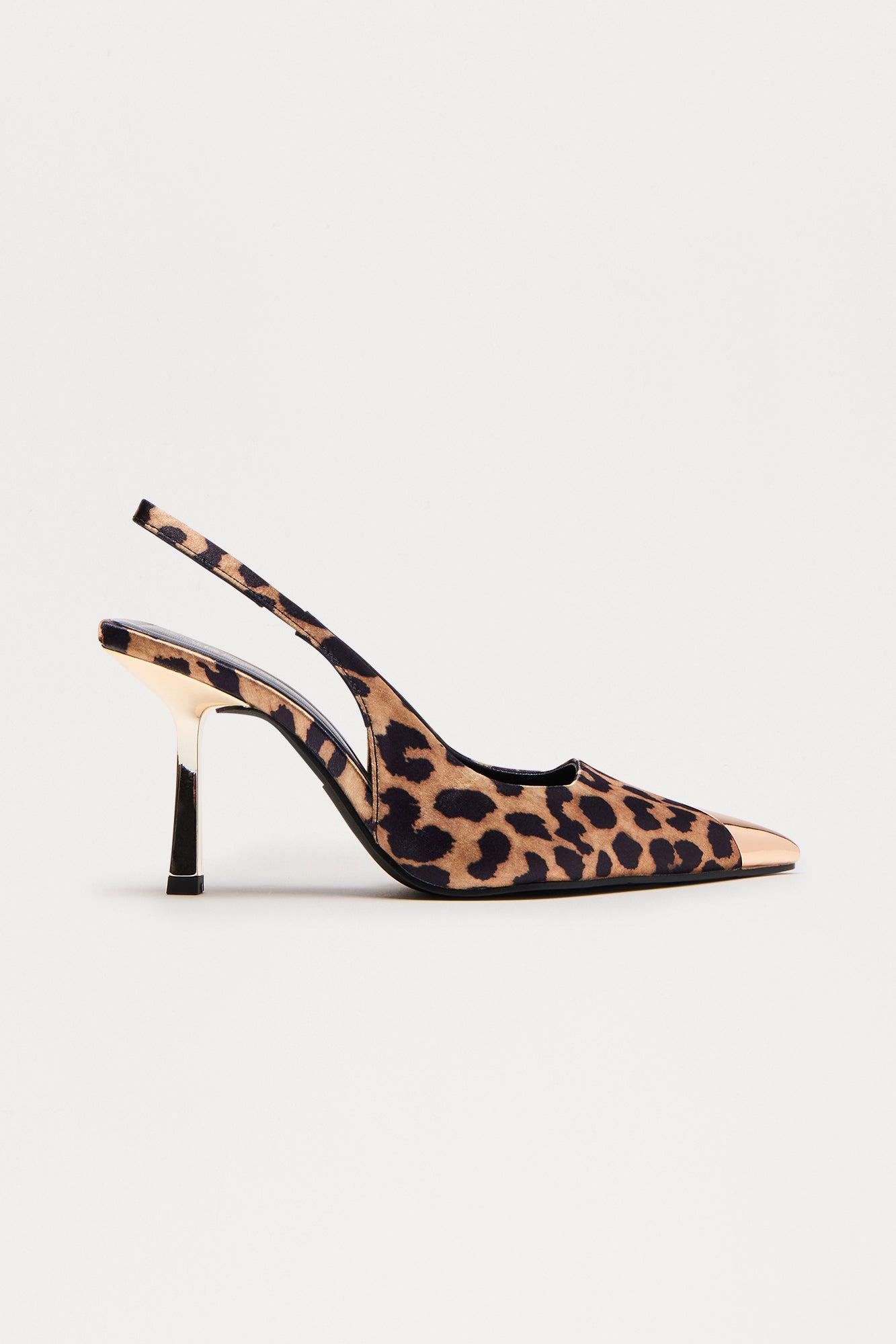 Tundra Slingback Pumps - Leopard Product Image