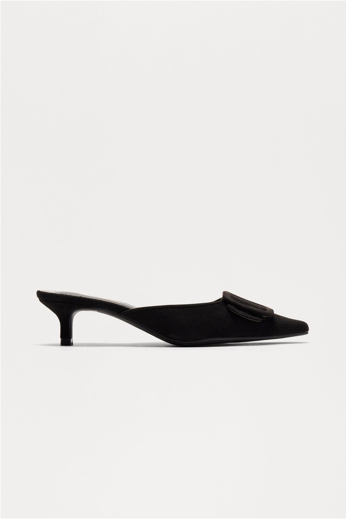 Gabriel Kitten Heel Pumps - Black Product Image