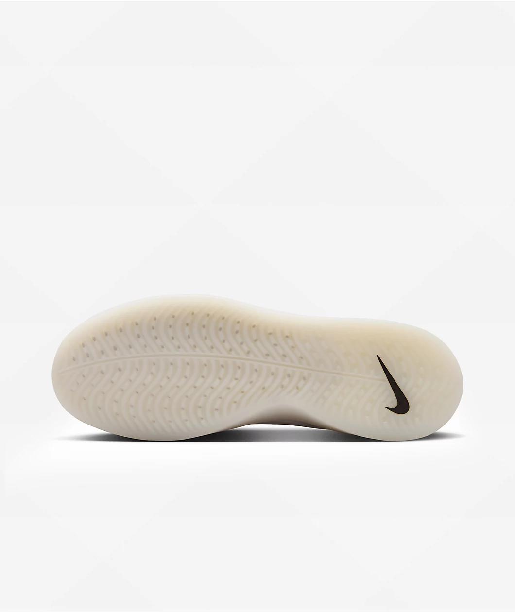 Nike SB Zoom Nyjah 4 White & Black Skate Shoes Product Image