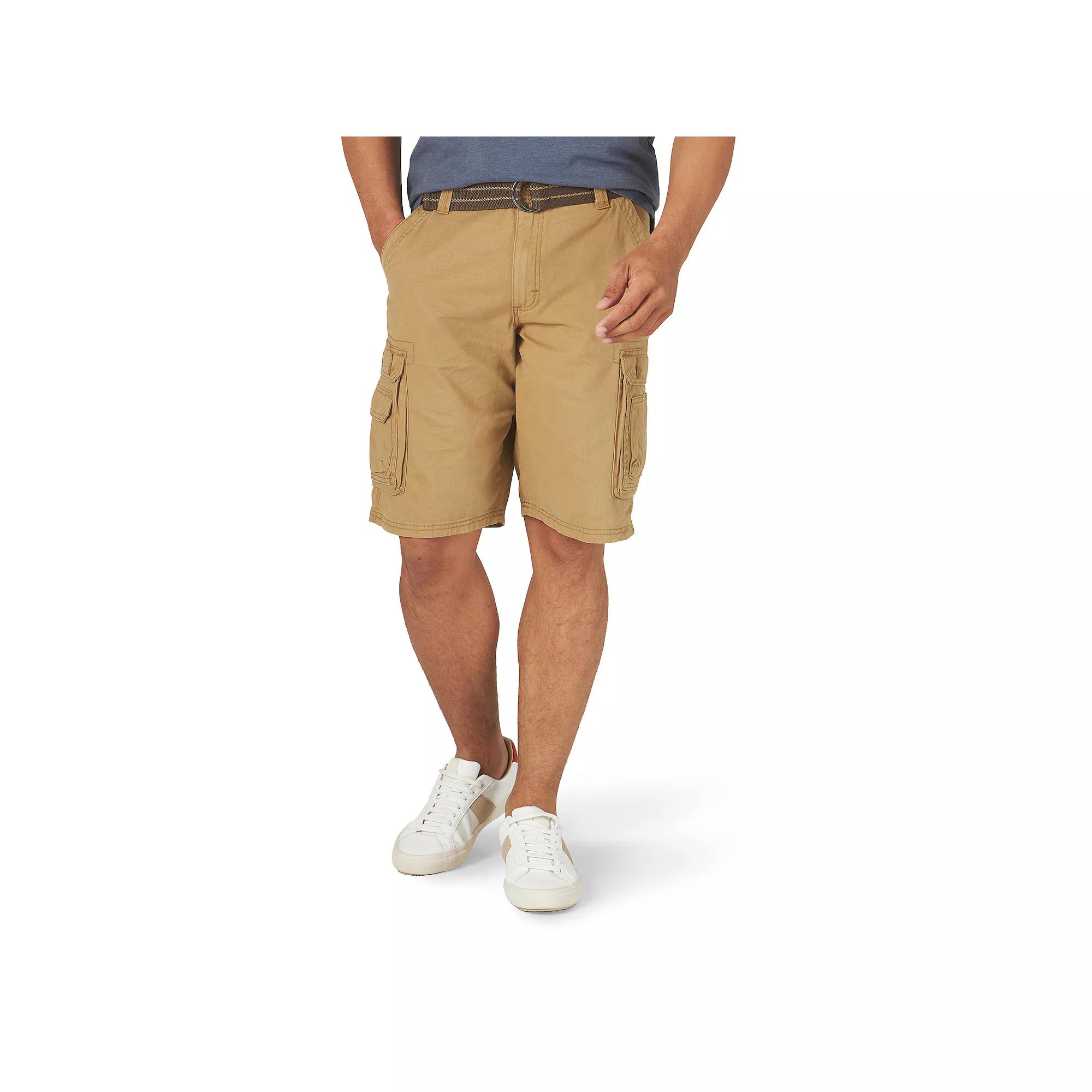 Men's Lee® 11.25" Wyoming Belted Cargo Shorts, Size: 32, Bourbon Product Image