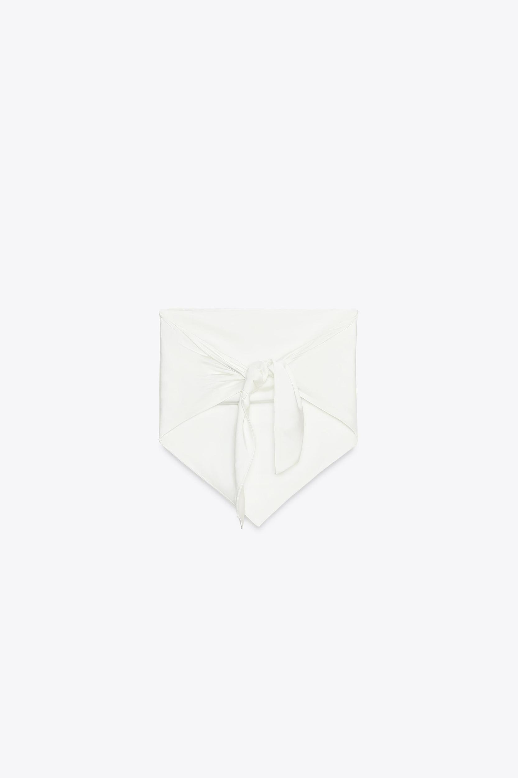 SATIN EFFECT HANKY TOP Product Image