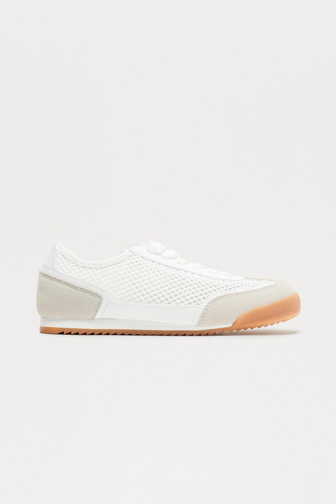 Tyson Knit Sneakers - White Product Image