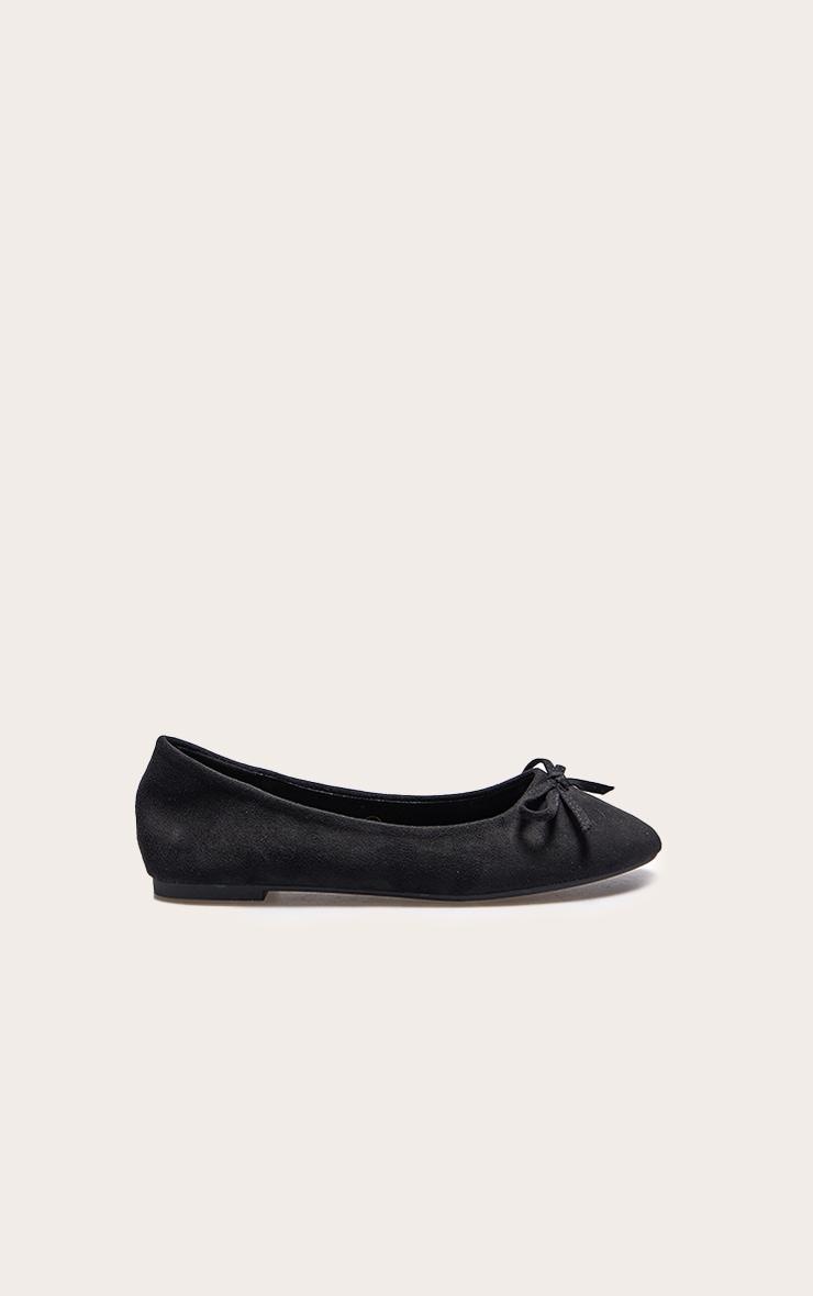 Black Round Toe Ballet Product Image