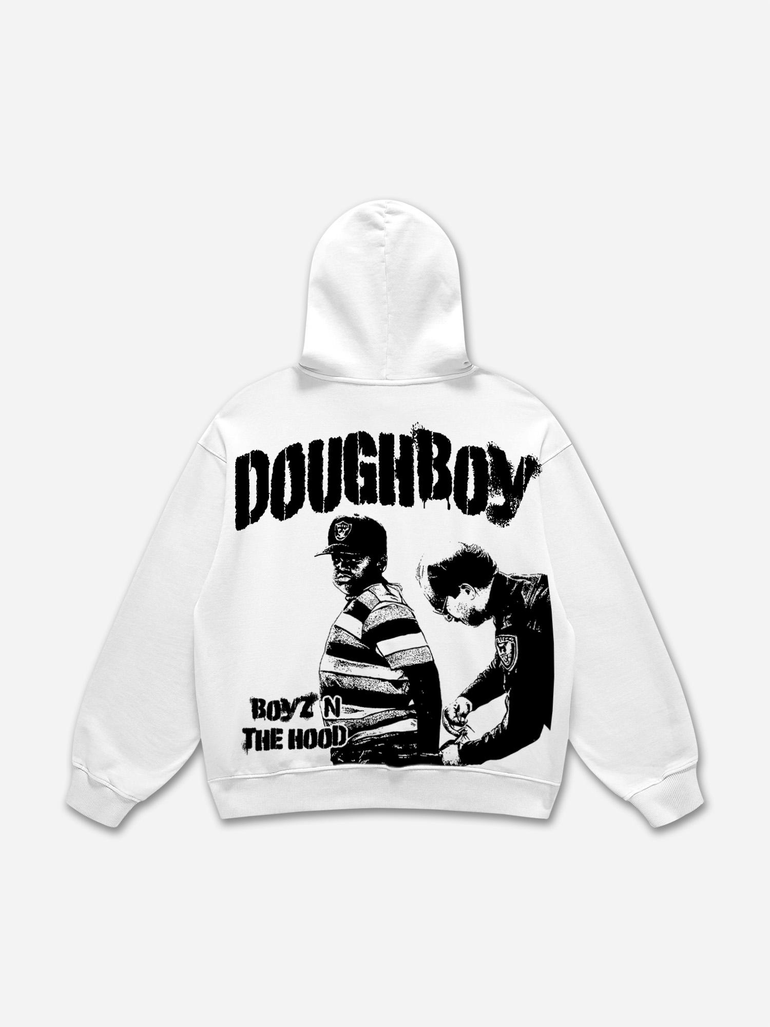 Doughboy Vintage Graphic Oversized Hoodie Product Image
