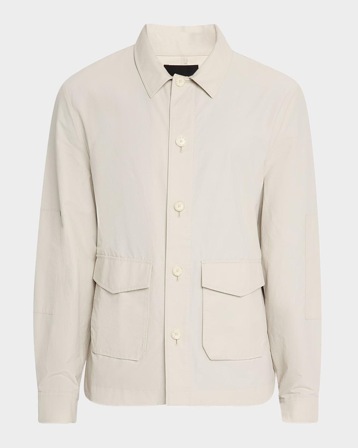 Men's Cotton-Blend Utility Jacket Product Image