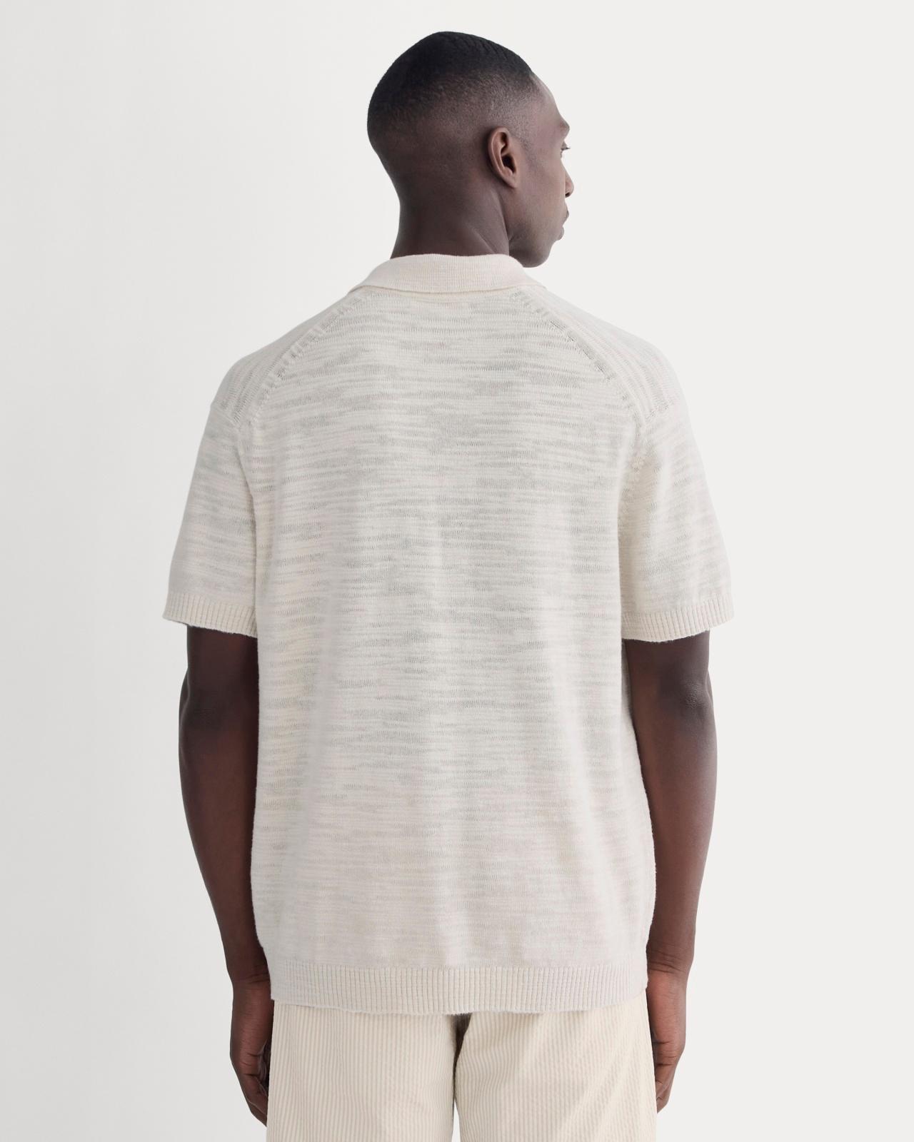 Mens Cotton Linen Polo T-Shirt by Everlane Product Image