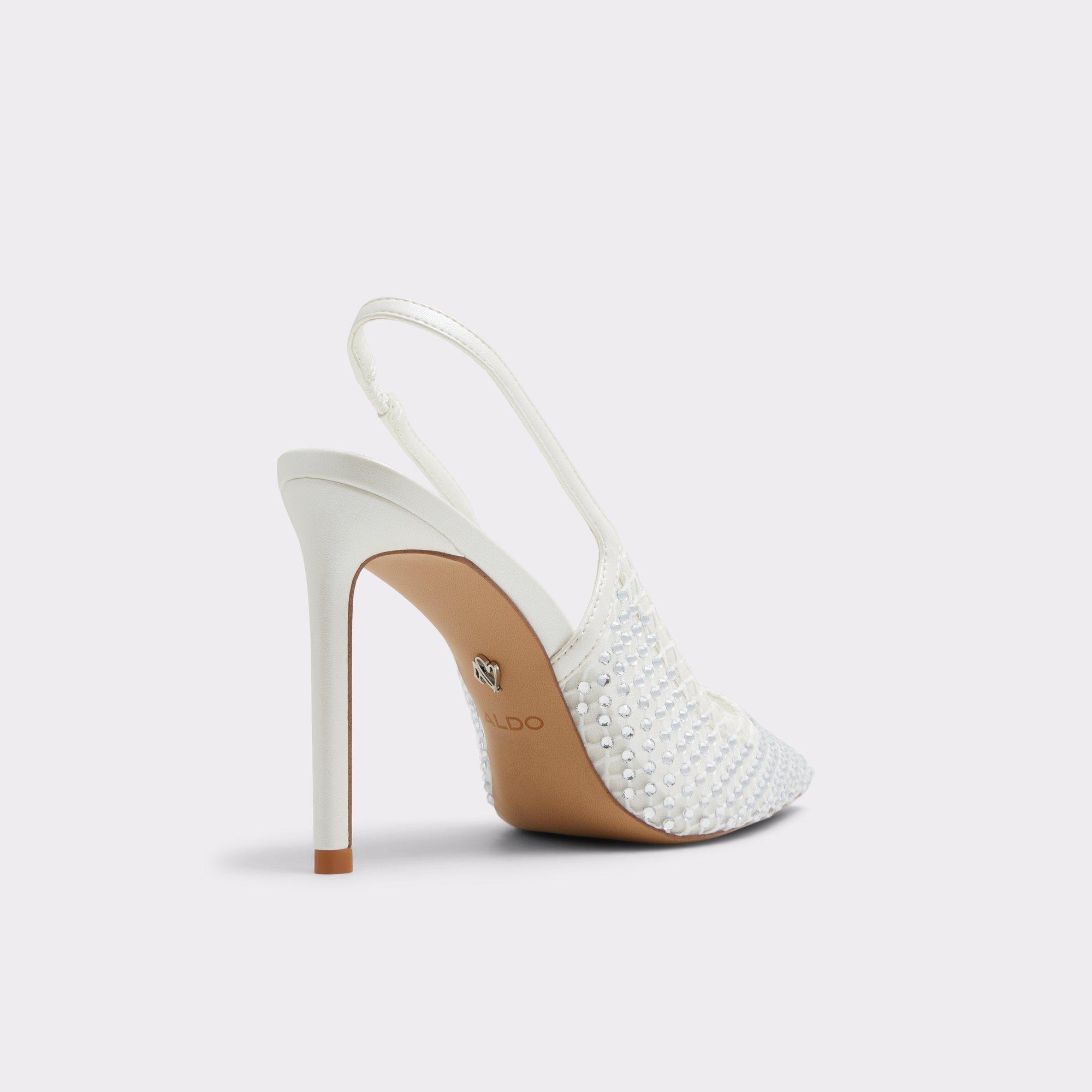 Marciana White/Bone Women's Slingbacks | ALDO US Product Image