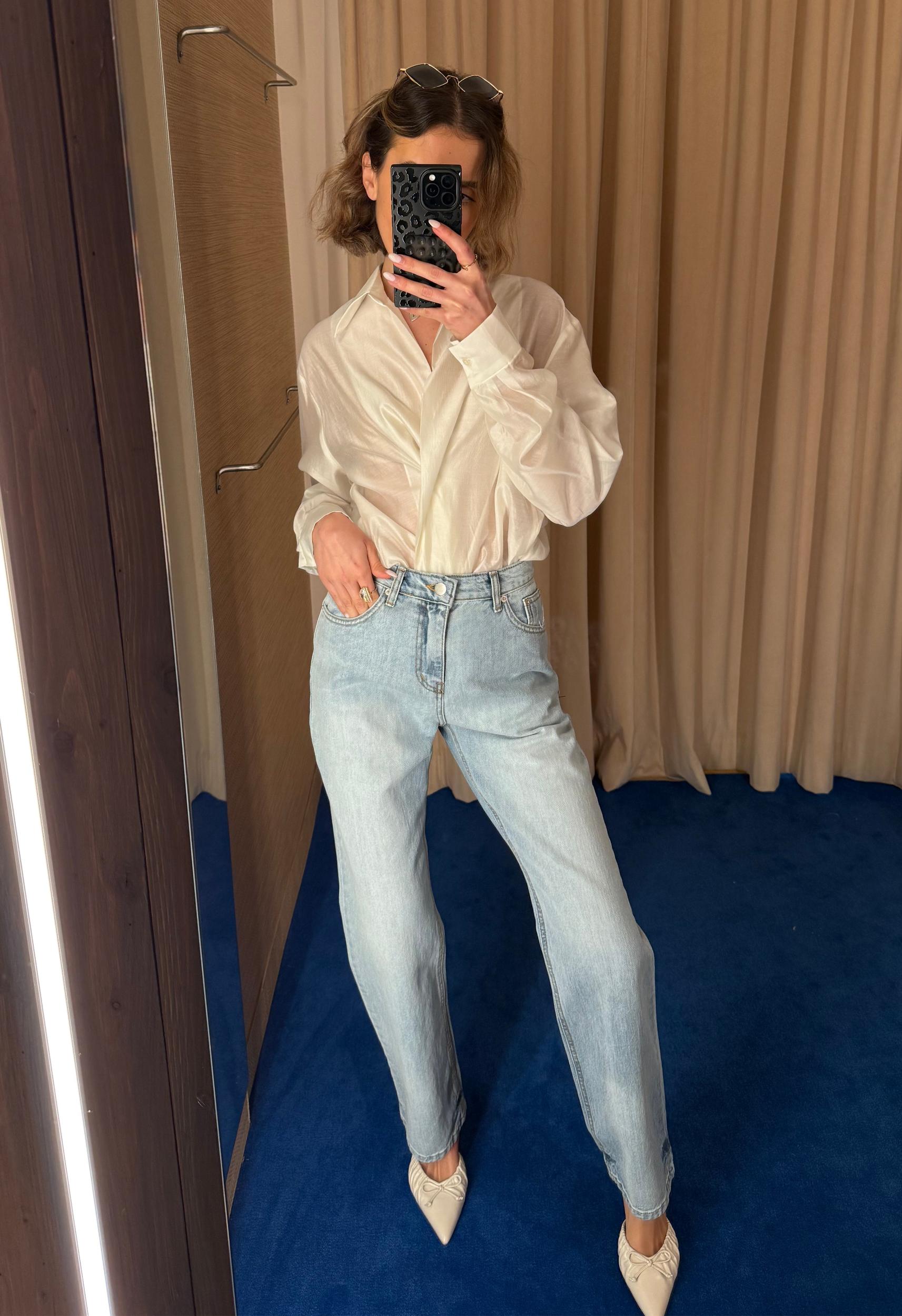 Slim Straight Leg Jeans Product Image