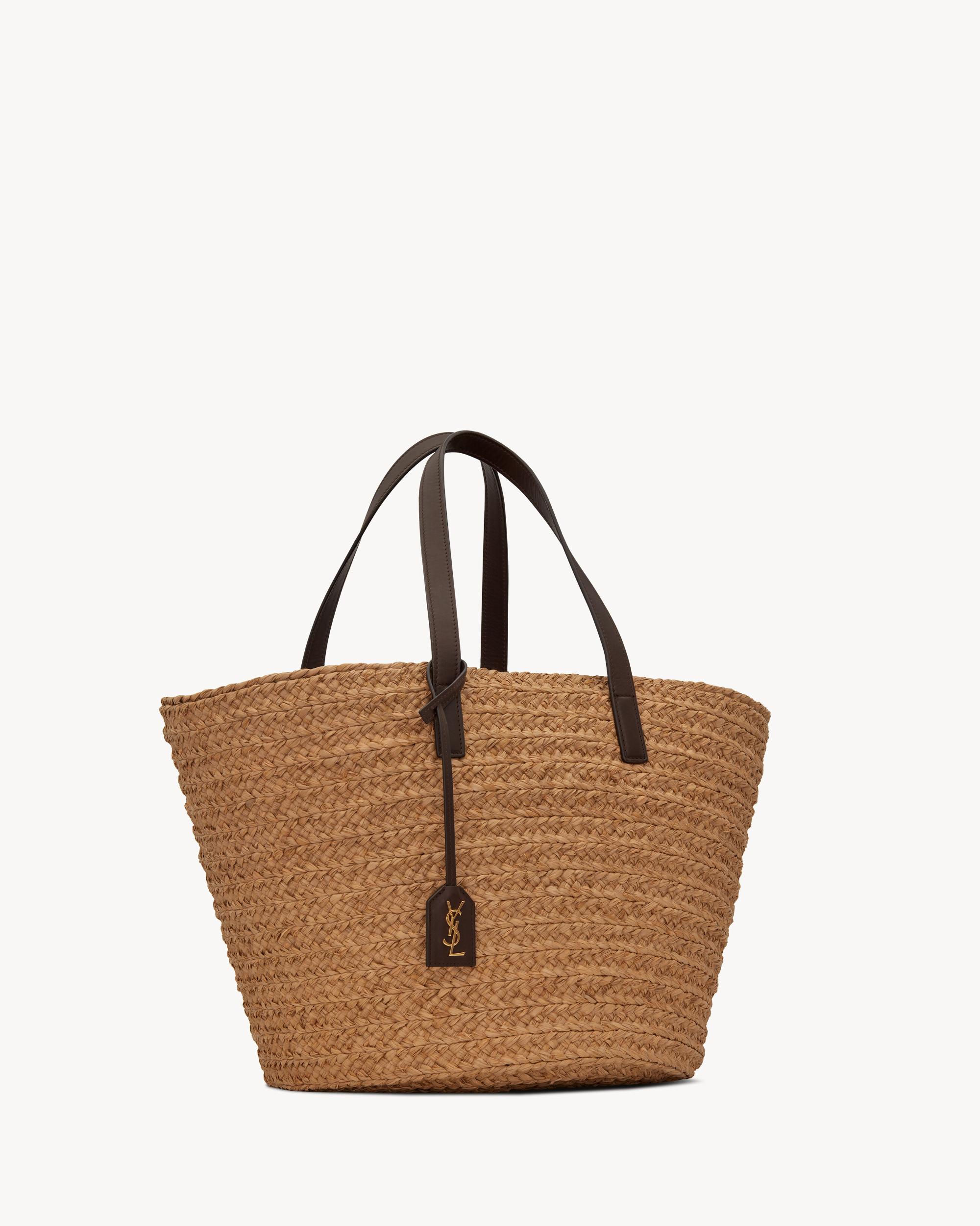 PANIER Medium bag in raffia Product Image