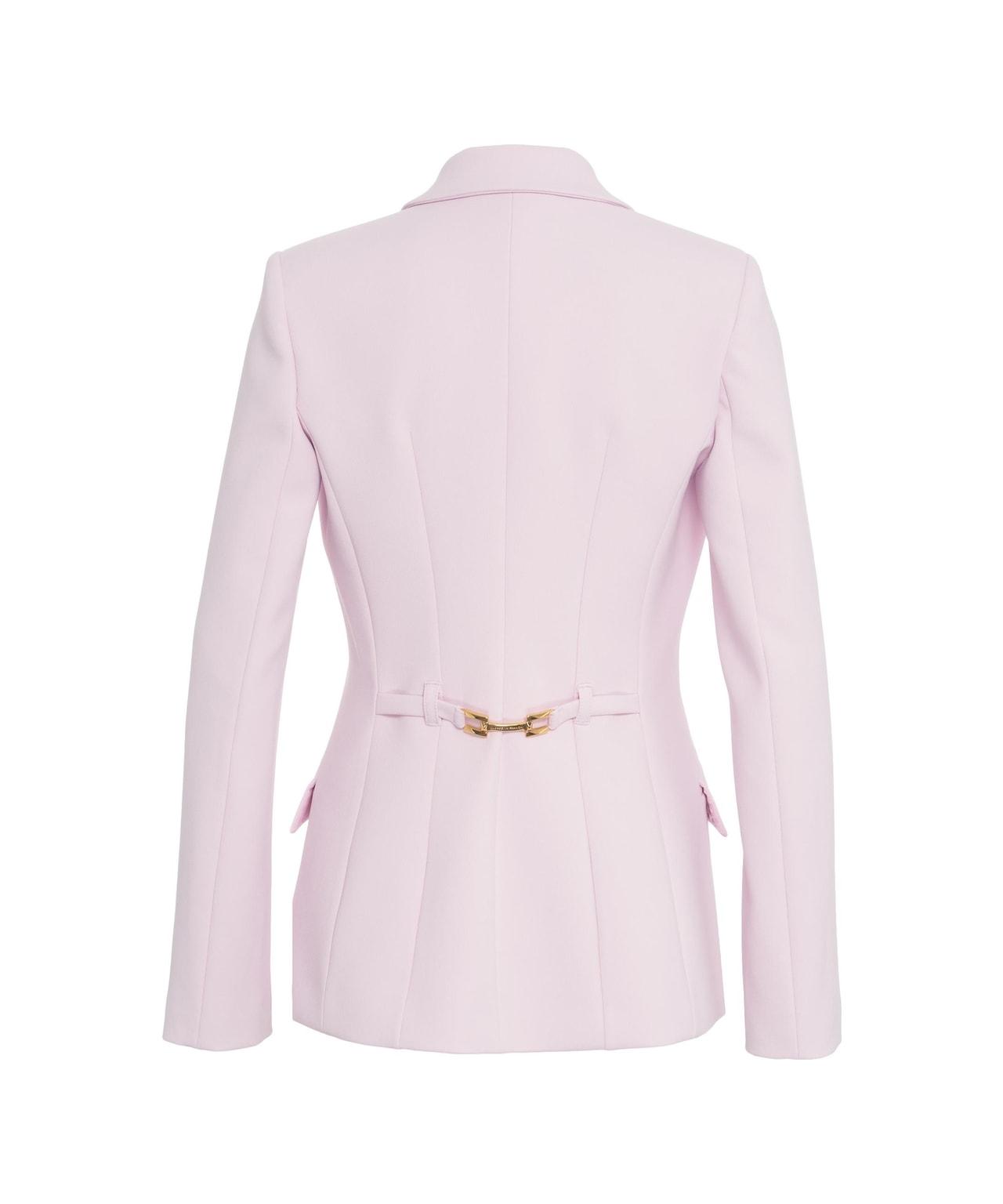 Single-breasted blazer in crepe Product Image