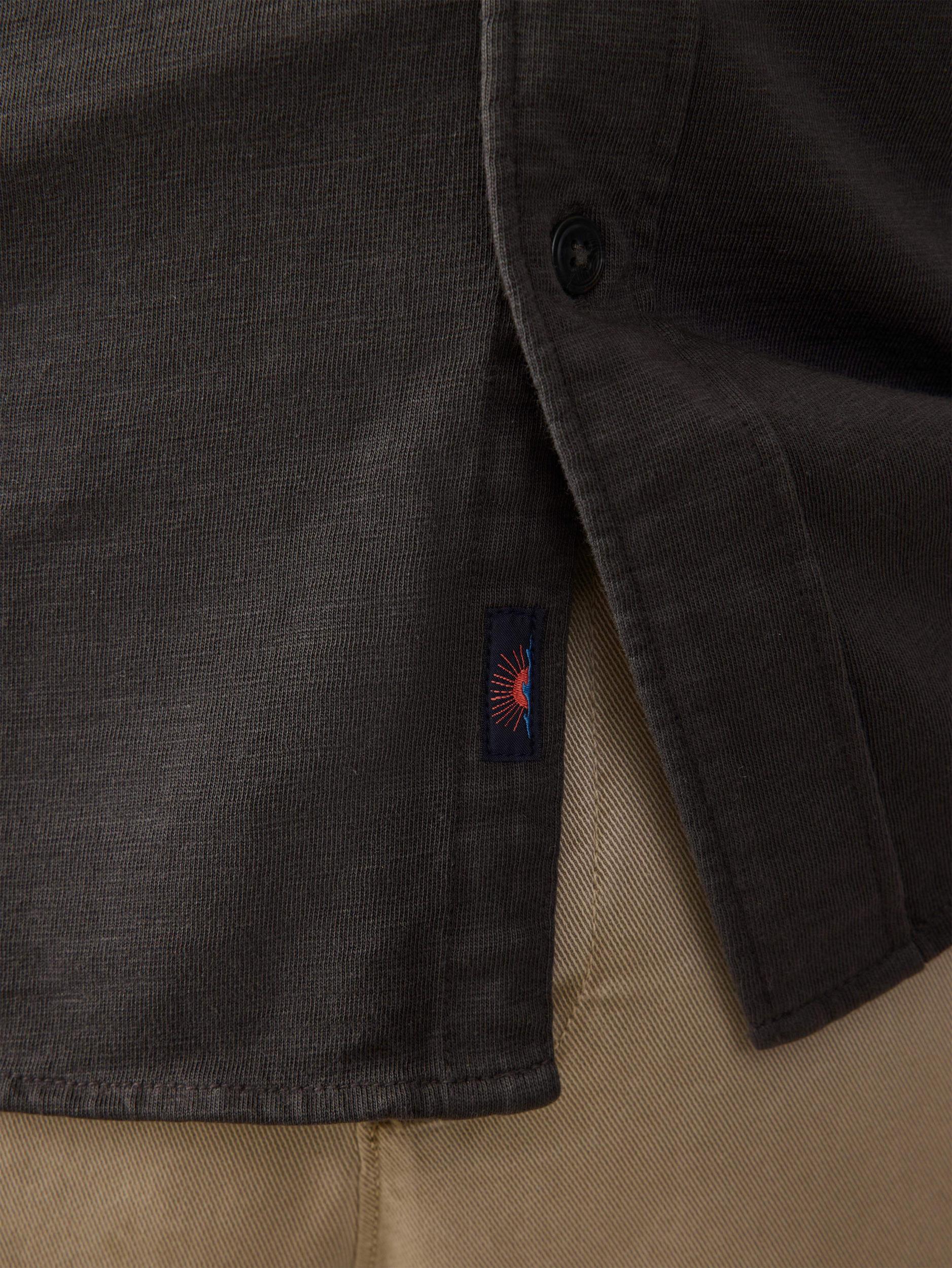 Sunwashed Knit Shirt - Washed Black Male Product Image