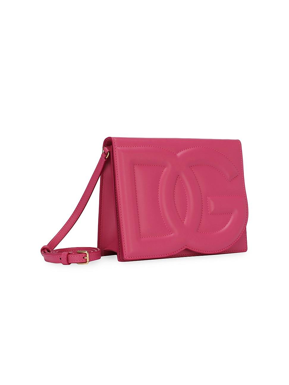 DG Logo Flap Leather Shoulder Bag Product Image