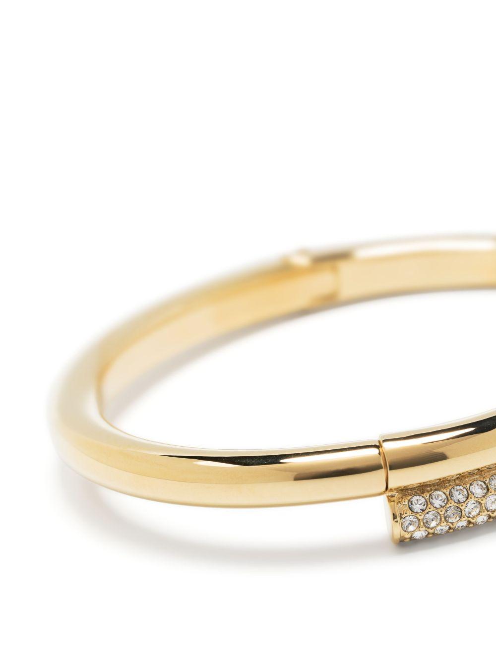 Dextera crystal-embellished bangle bracelet Product Image