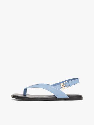 Flat Leather Slingback Sandal Product Image