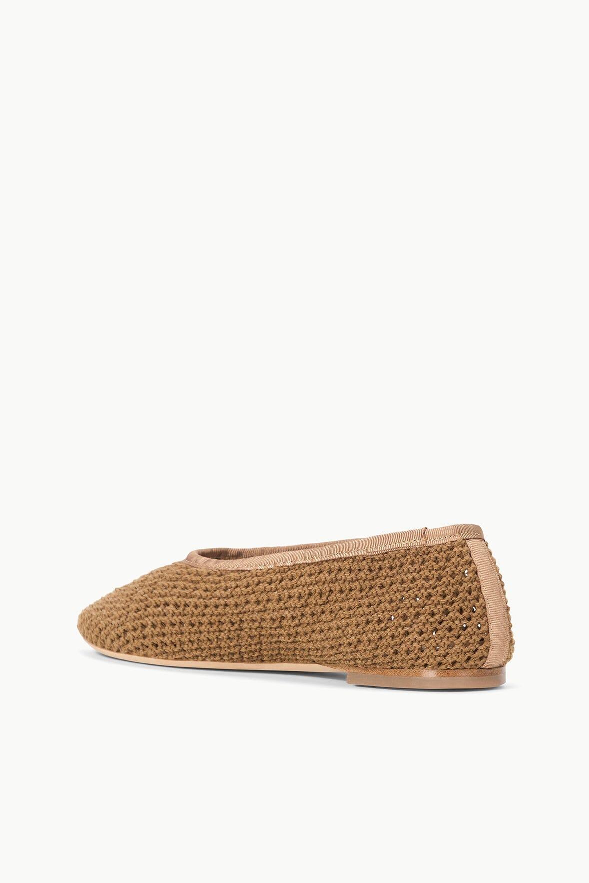 ALBA BALLET FLAT | CAMEL CROCHET Product Image