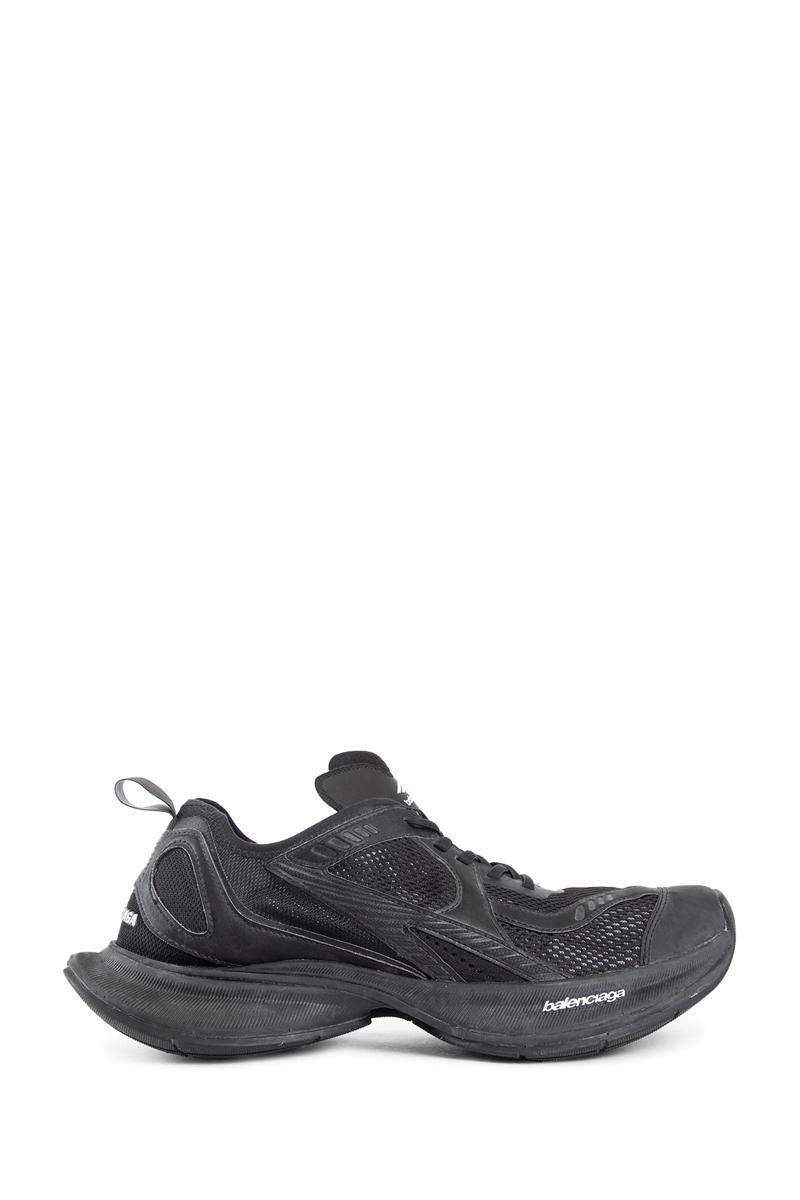 BALENCIAGA Black Mesh And Rubber Circuit Sneakers Product Image