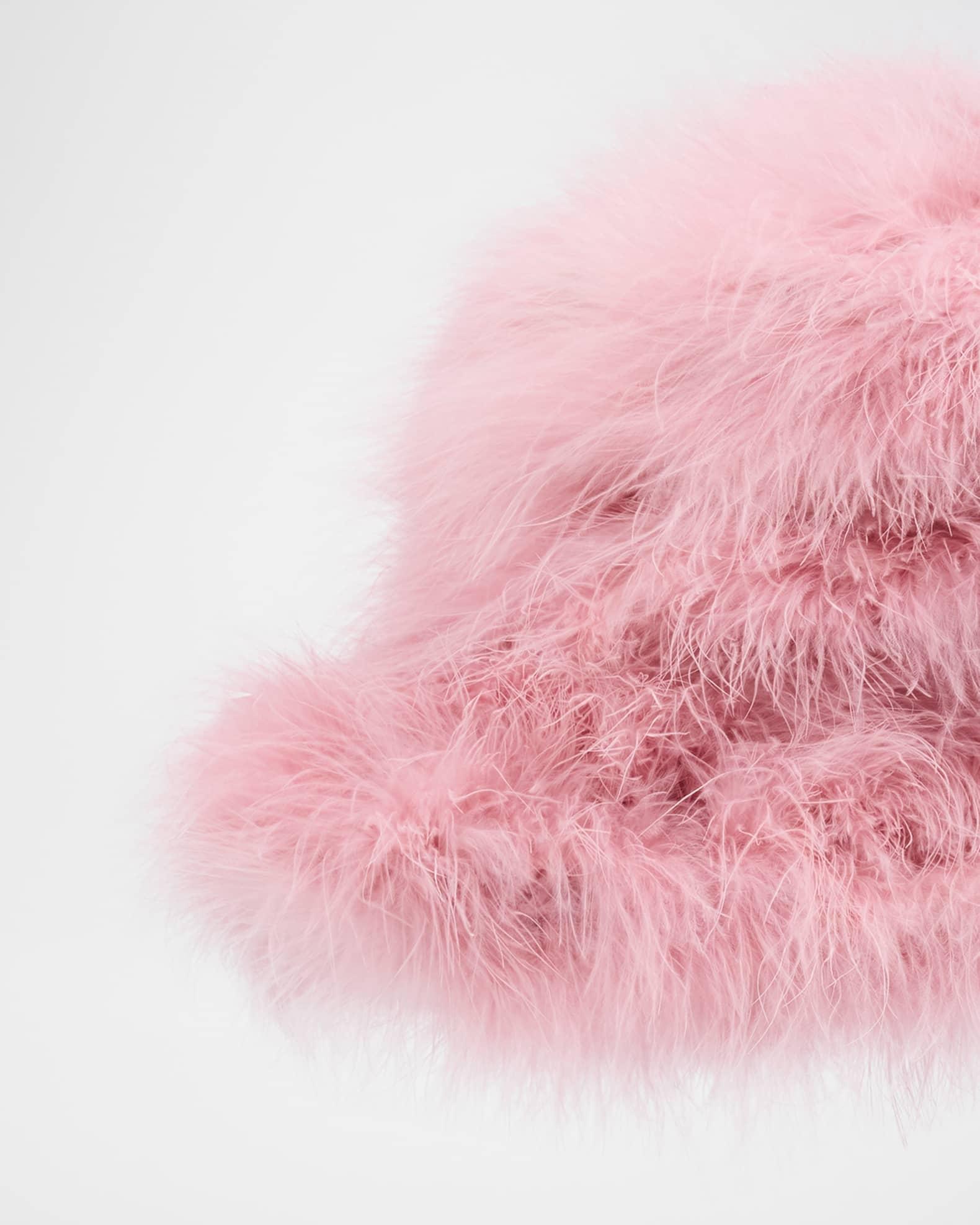 The Goldie Feathered Bucket Hat Product Image