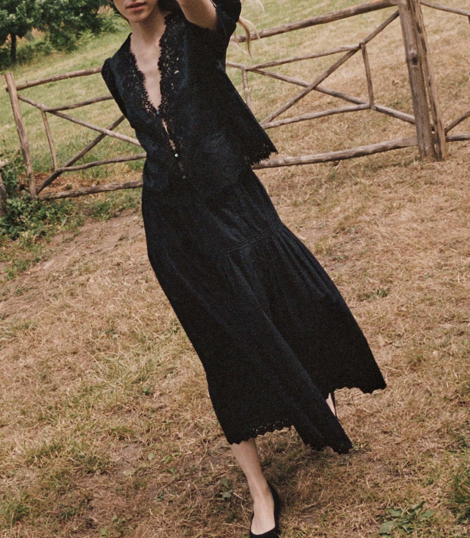 SEBASTIANE SKIRT -- BLACK Product Image