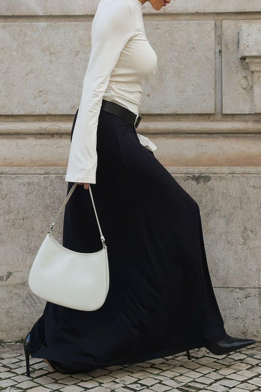 Soft Line Flowy Maxi Skirt Product Image