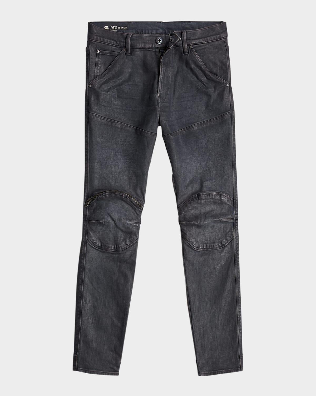 Men's 5620 3D Knee-Zip Skinny Jeans Product Image