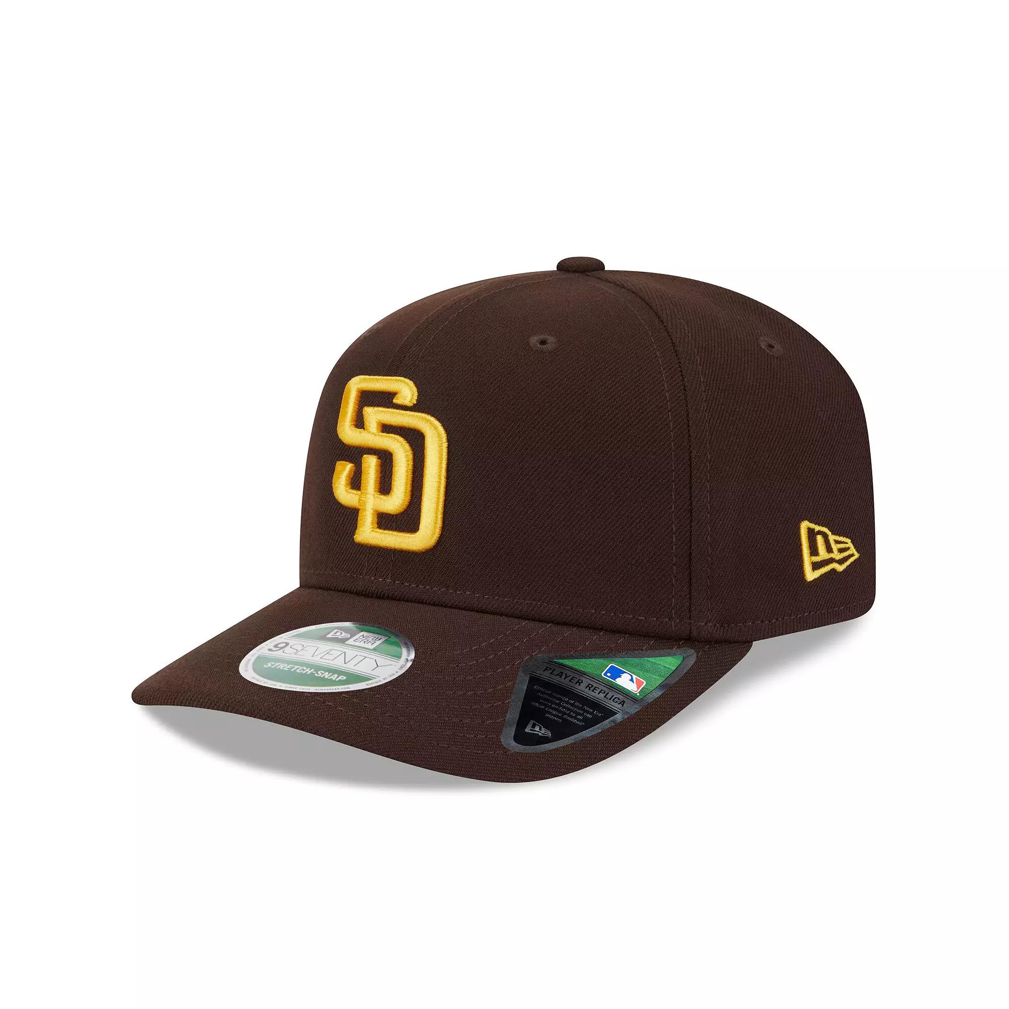 Men's New Era  Brown San Diego Padres Player Replica 9SEVENTY Adjustable Hat Product Image