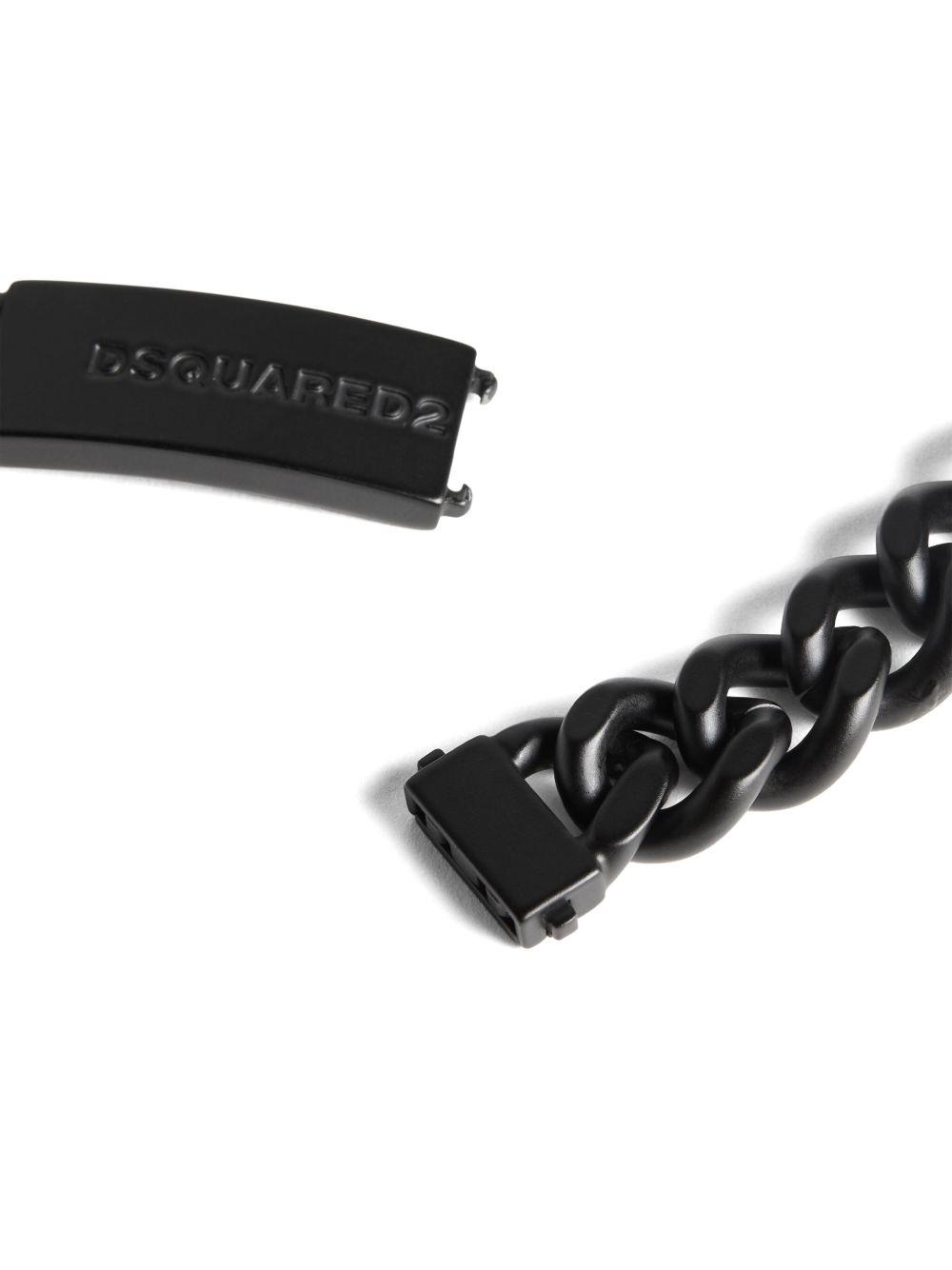 logo-plaque chain-link necklace Product Image