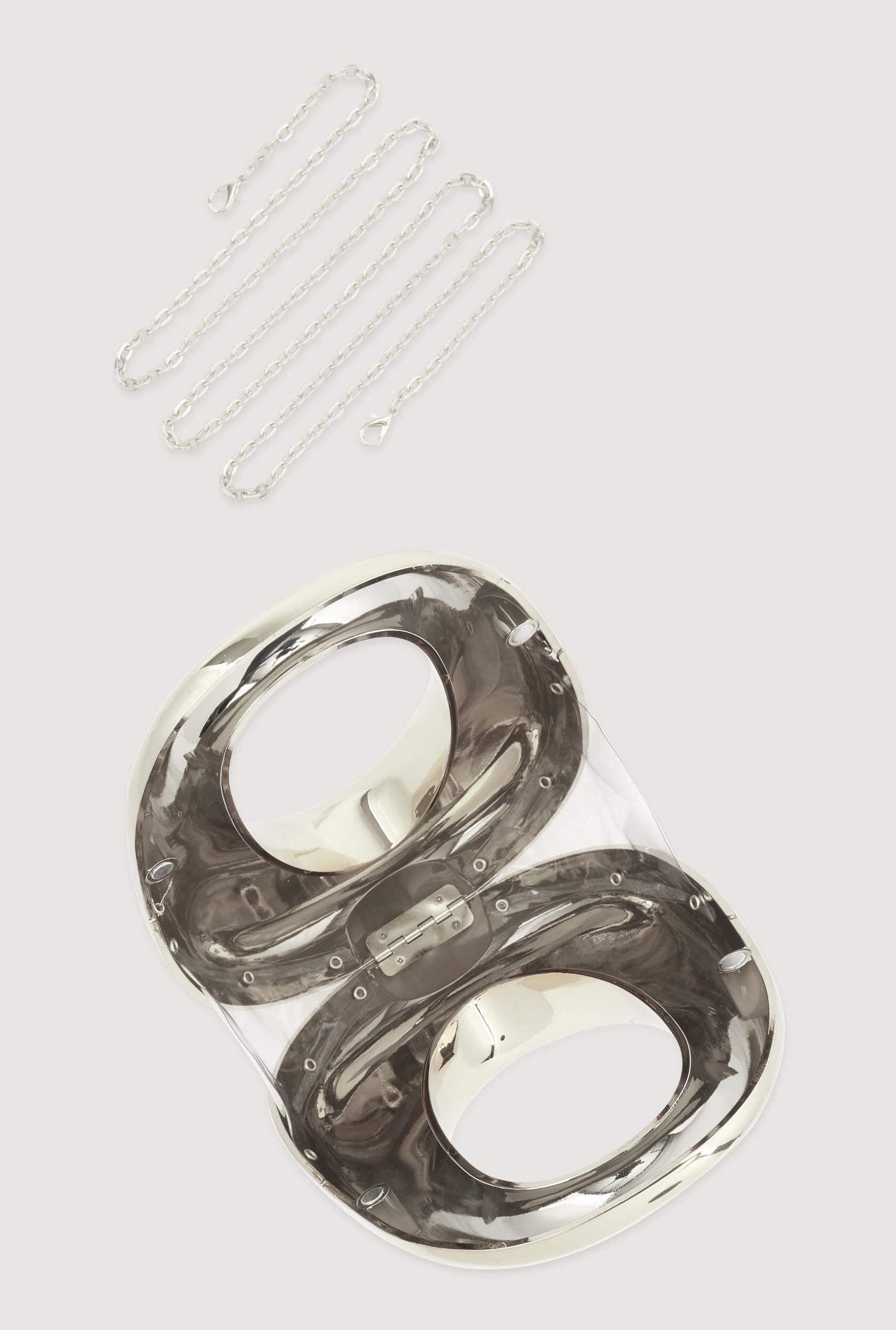 Oval Metallic Handbag Unisex Product Image