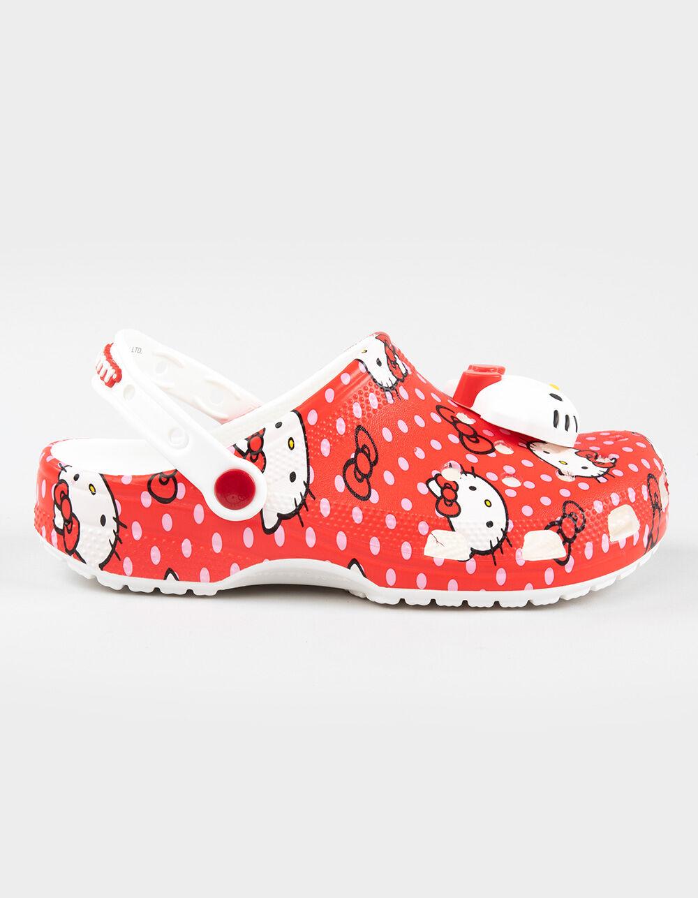 CROCS x Hello Kitty Womens Classic Clogs - RED Product Image