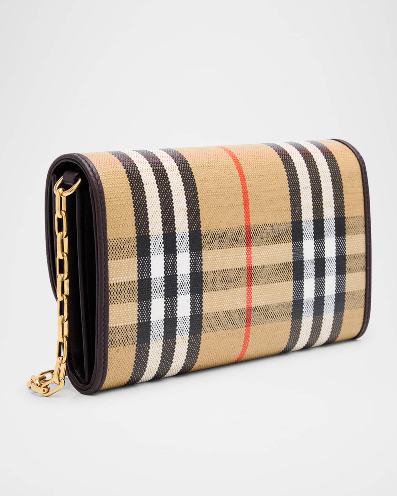 Highlands Check Flap Continental Wallet on Chain Product Image