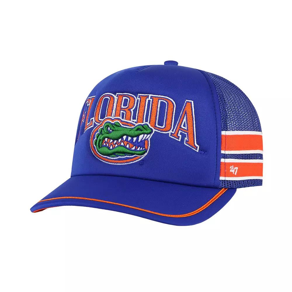 Men's '47 Royal Florida Gators Sideband Trucker Adjustable Hat, Blue Product Image