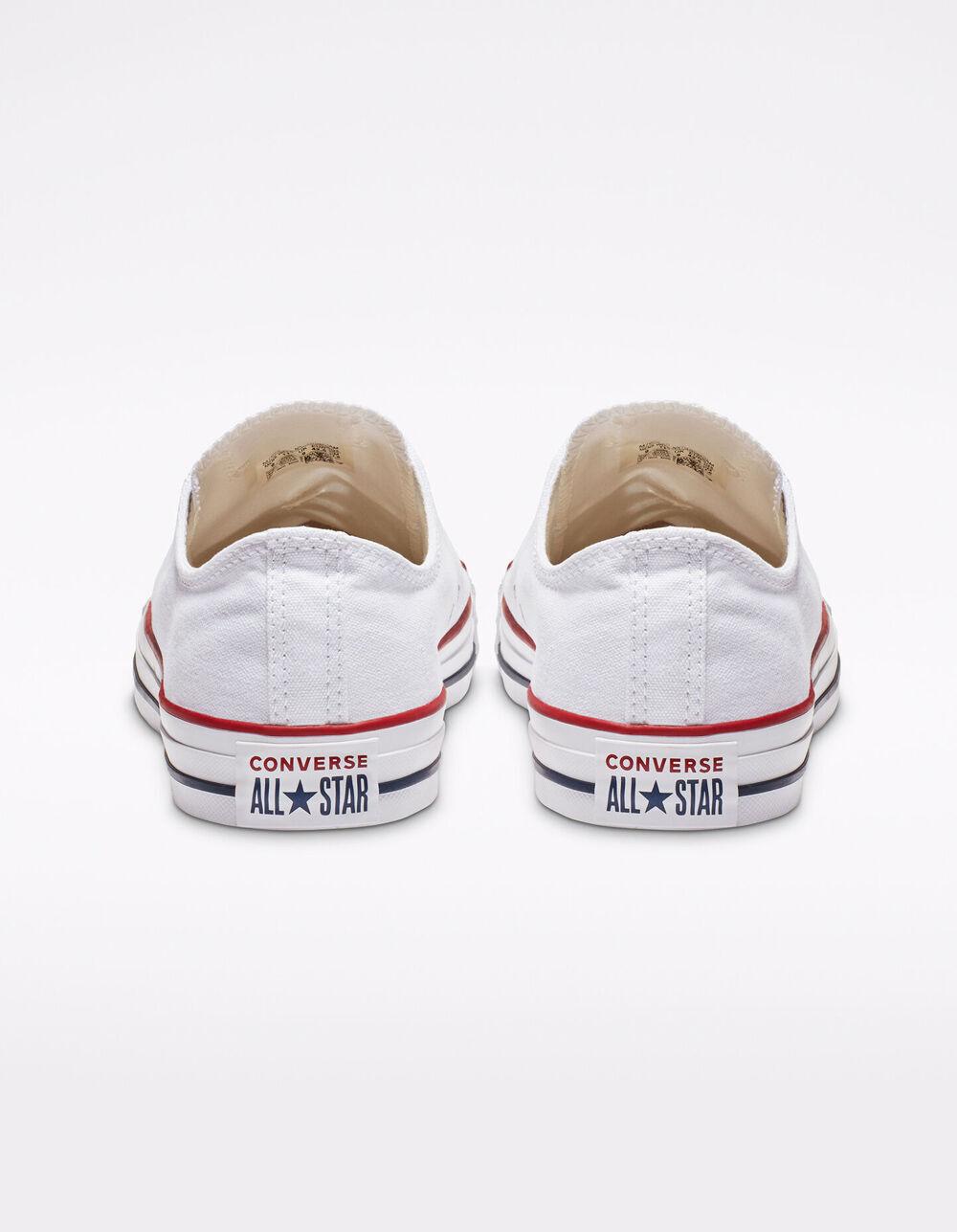 CONVERSE Chuck Taylor All Star White Low Top Shoes - WHITE Product Image