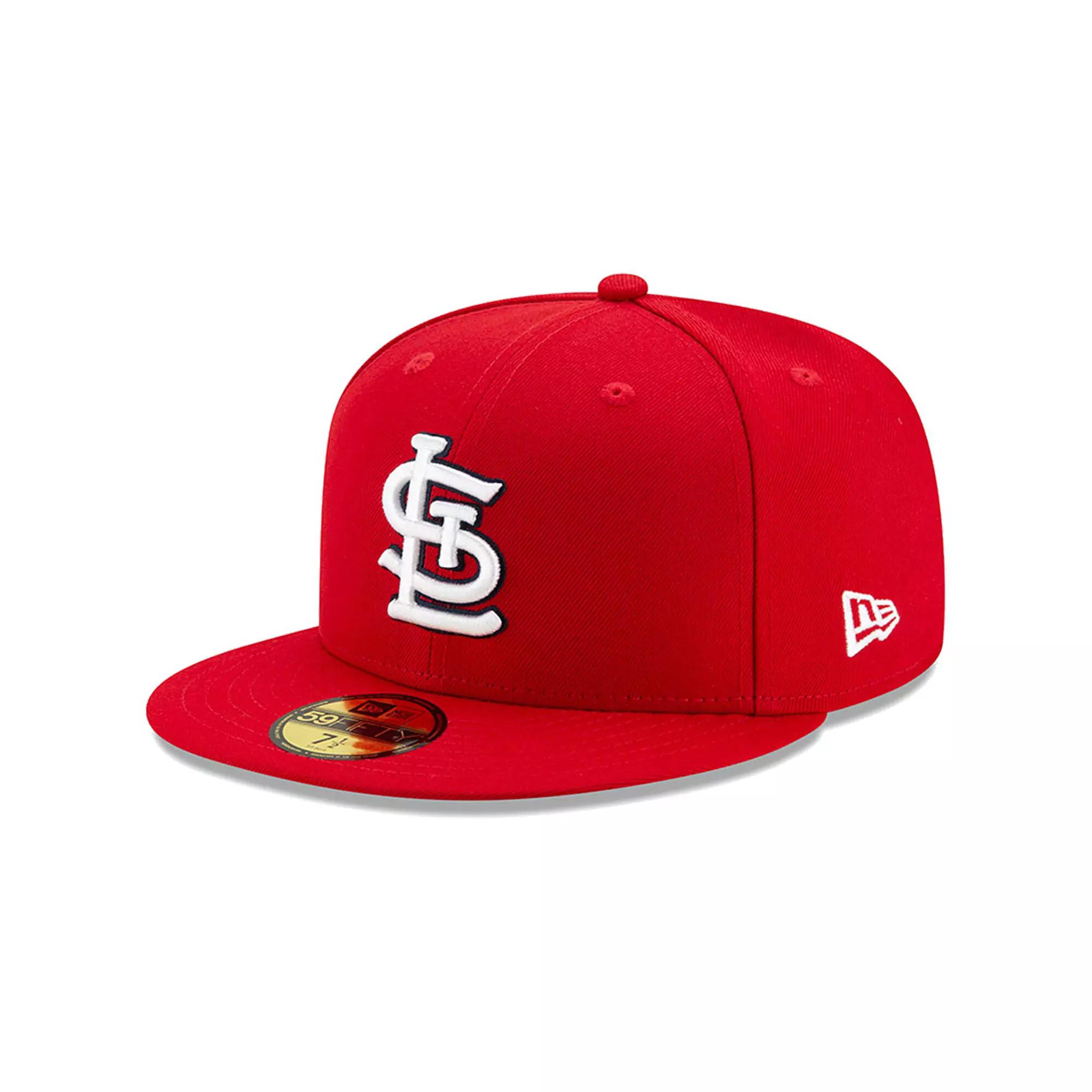 New Era St. Louis Cardinals New Era Cardinals 59Fifty Authentic Cap - Adult Red/White Product Image