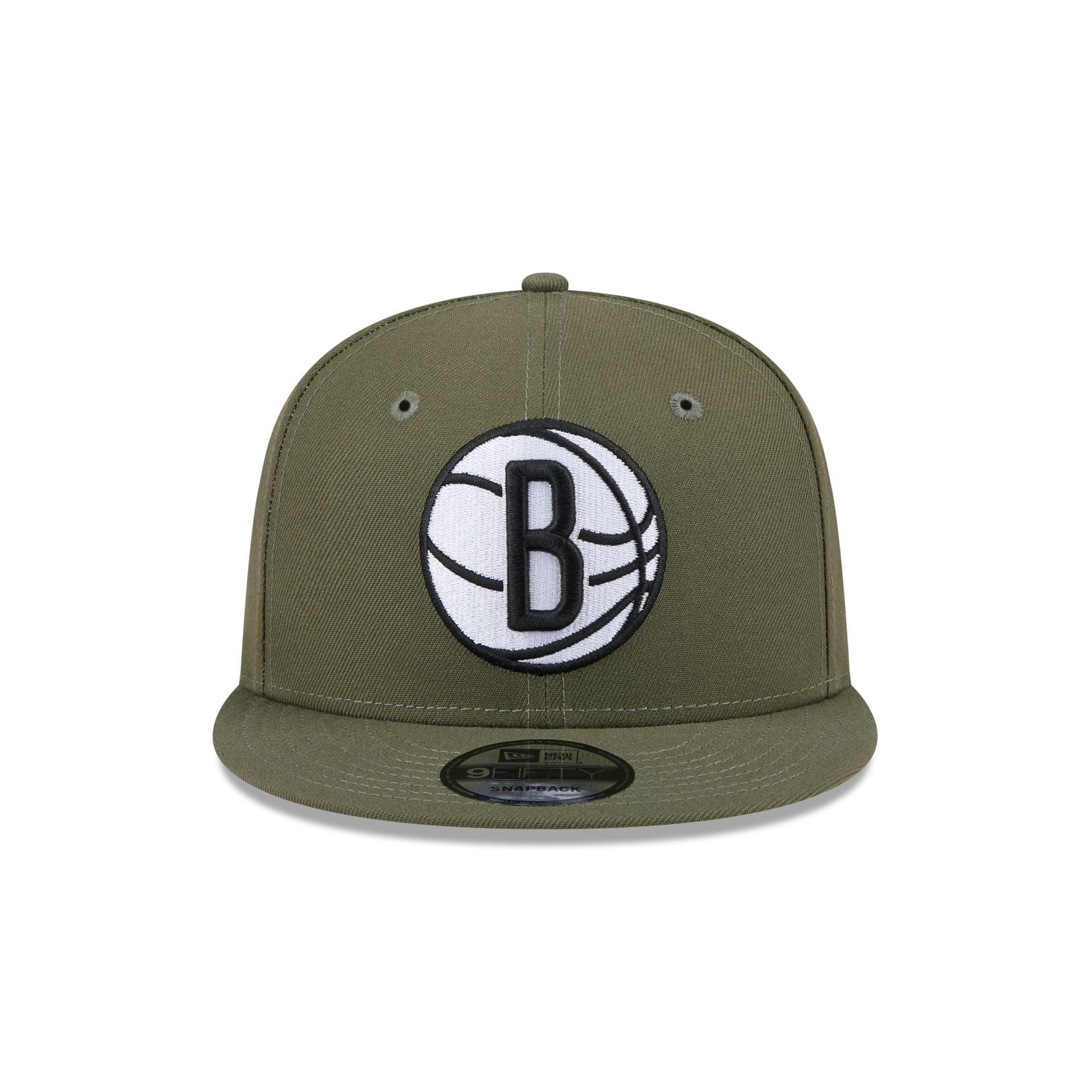 Brooklyn Nets Olive 9FIFTY Snapback Hat Male Product Image