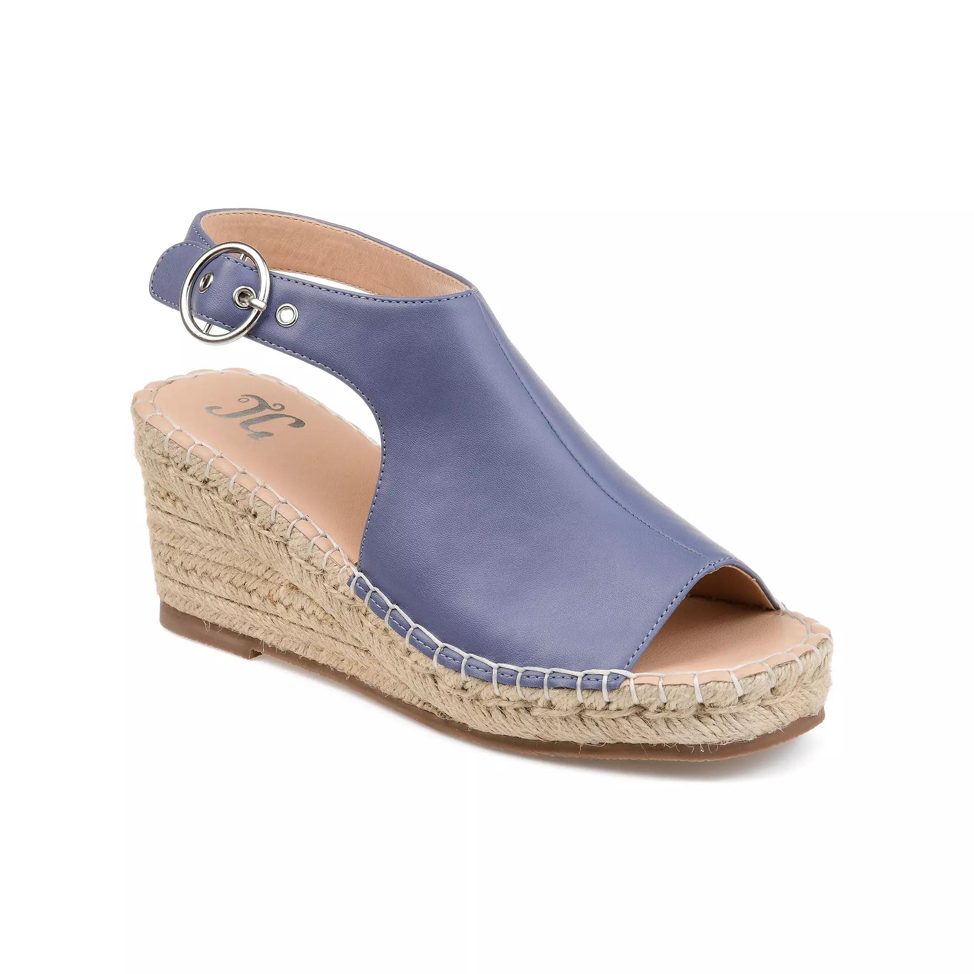 Journee Crew Women's Espadrille Wedges,  Product Image