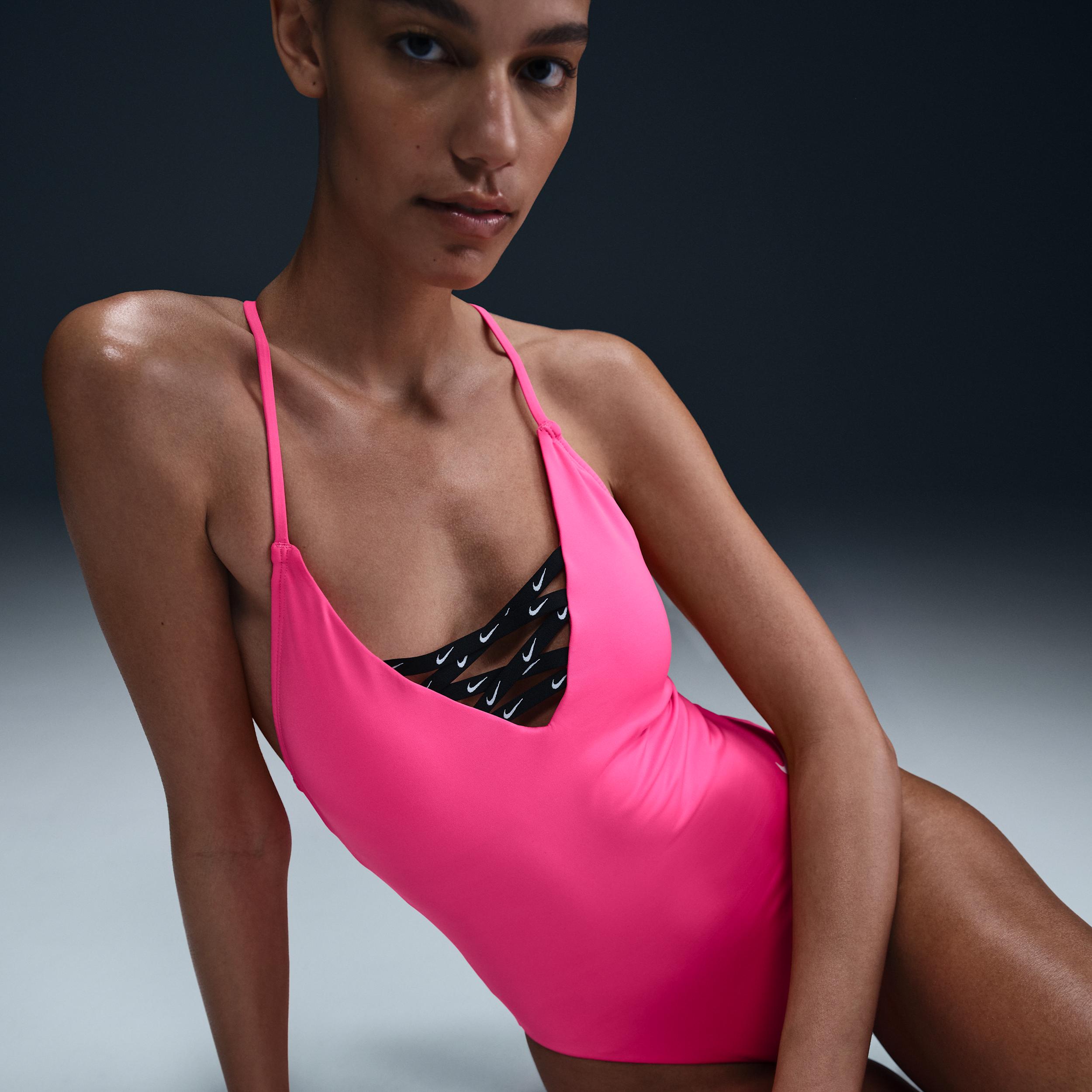 Nike Swim Sneakerkini 2.0 Women's Crossback One-Piece Product Image