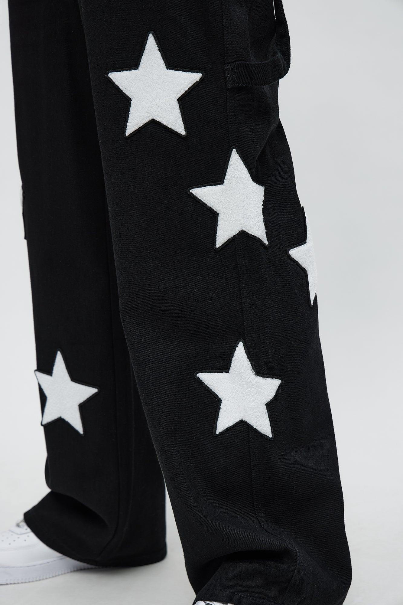 I'm A Star Baggy Jeans - Black Male Product Image