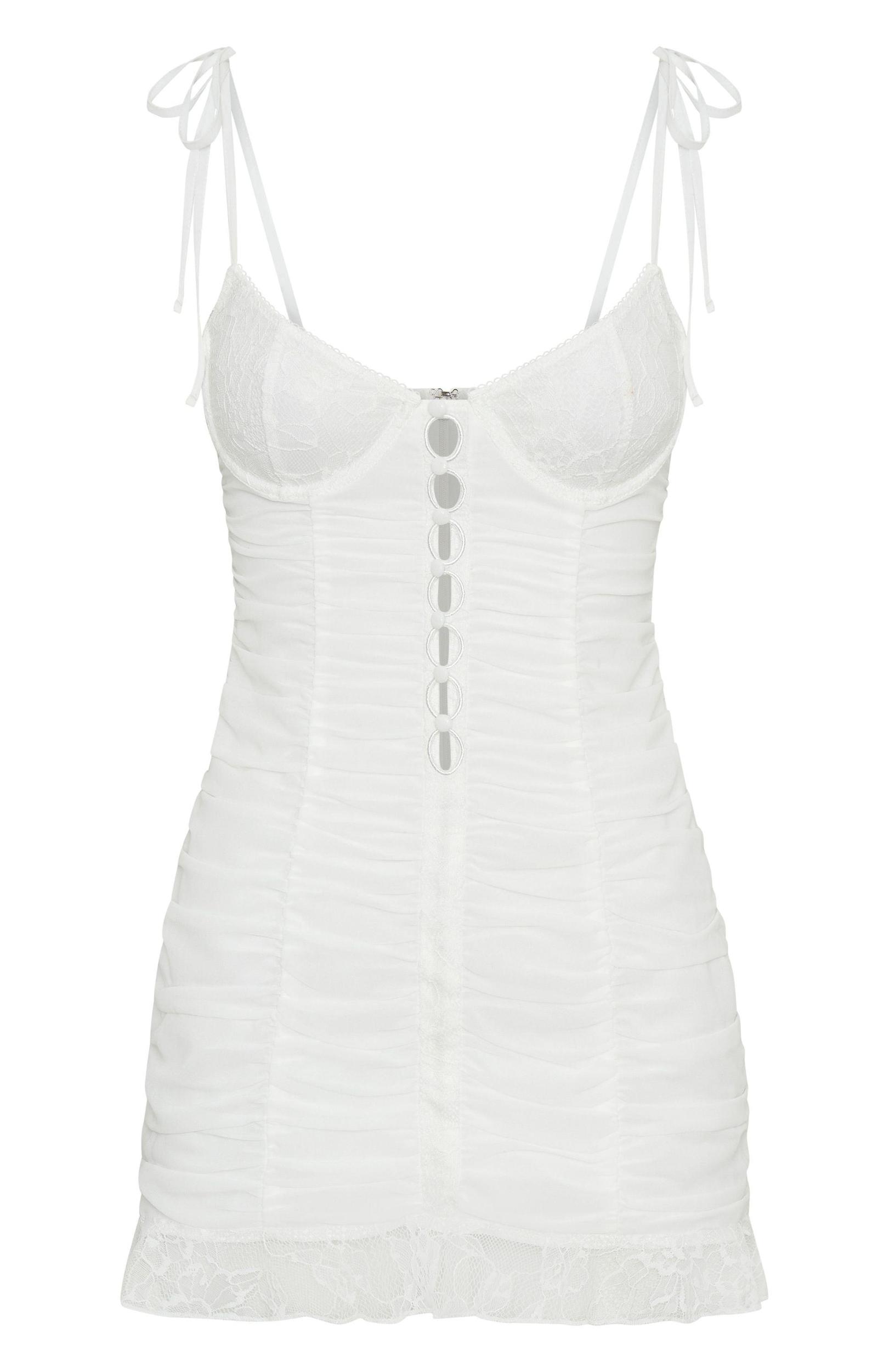 Love Me Mini Dress White Product Image