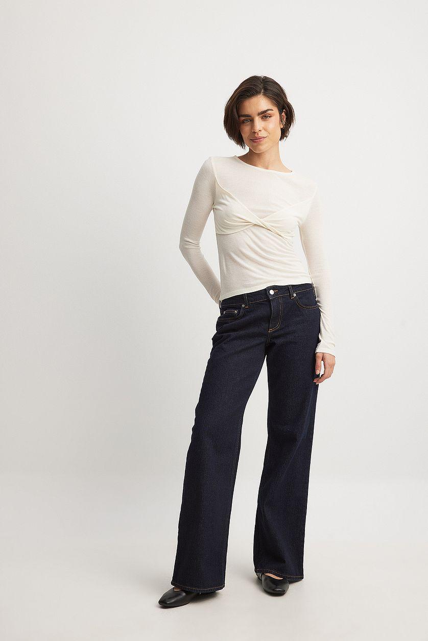 Front Twist Rib Top Product Image