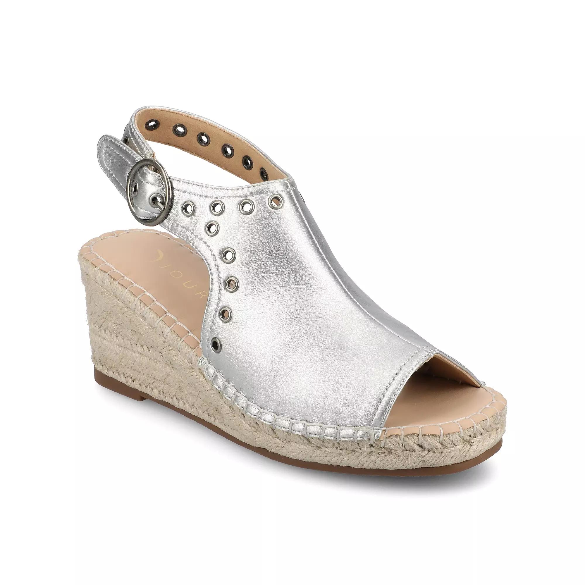 Journee Collection Womens Crisie Wedge Sandal Product Image