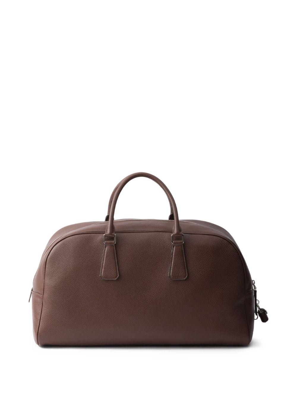 soft leather duffle bag Product Image