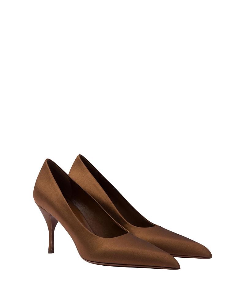 Prada Womens Satin Pumps Product Image