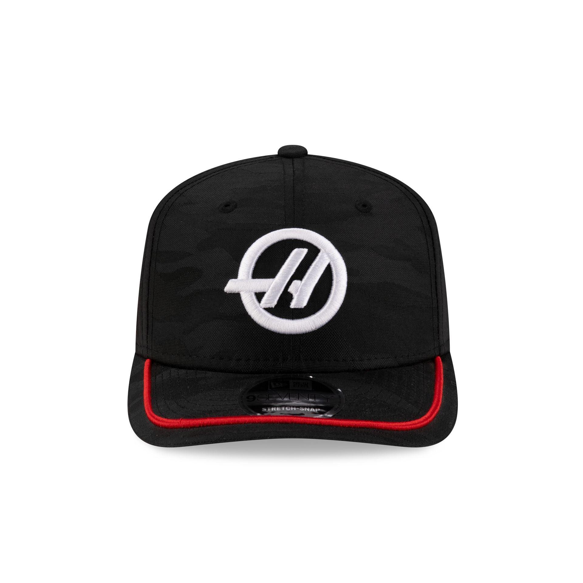MoneyGram Haas F1 Team Black Camo 9SEVENTY Stretch-Snap Hat Male Product Image